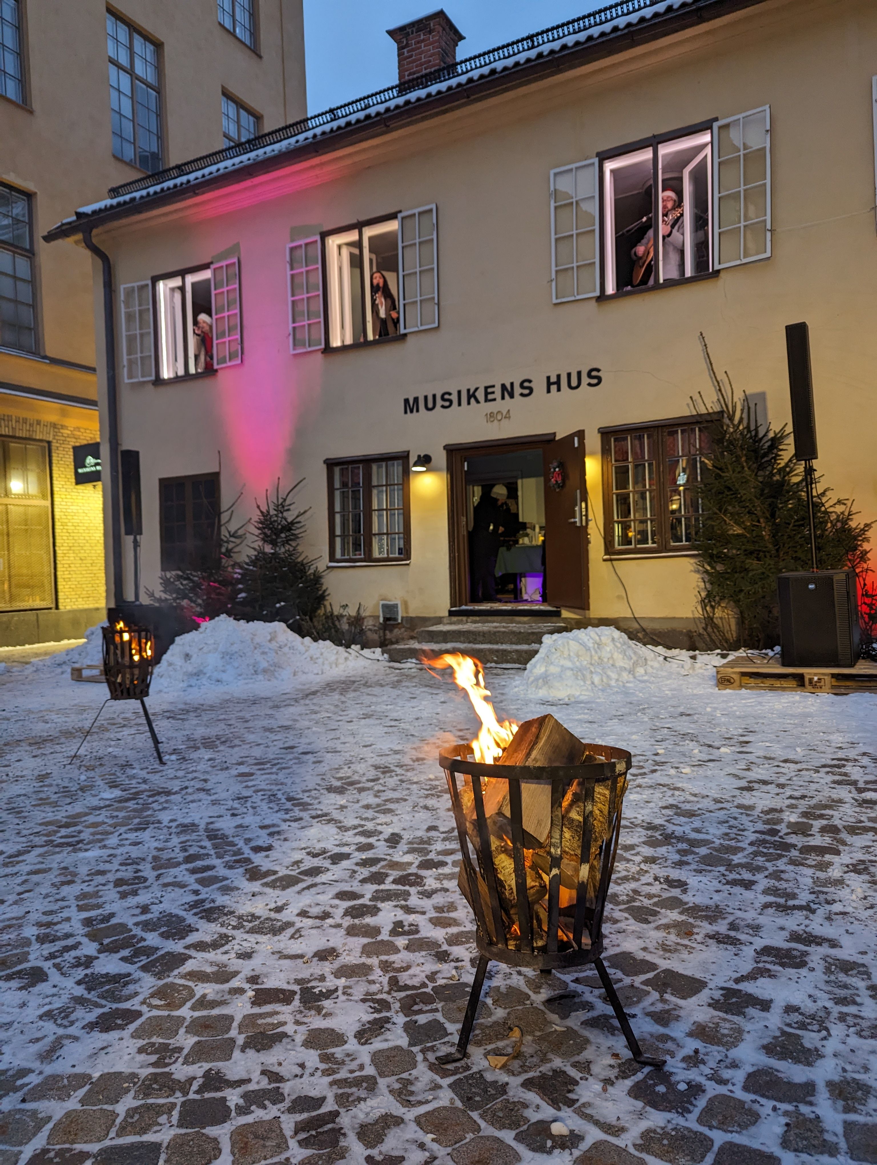 Musikens hus in winter 